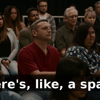 There's, like, a space.