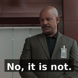 No, it is not.