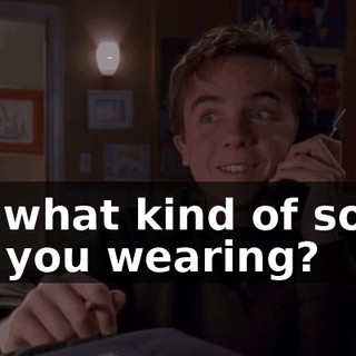 So, what kind of socks are you wearing?