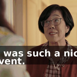 It was such a nice event.