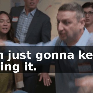 I'm just gonna keep doing it.