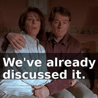 We've already discussed it.