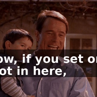 Now, if you set one foot in here,