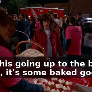 - Is this going up to the boys? - Yes, it's some baked goods,