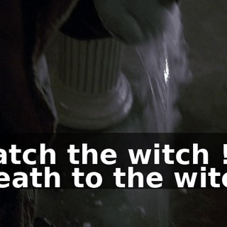 - Catch the witch ! - Death to the witch !