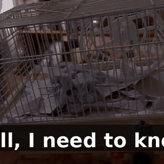 Well, I need to know.