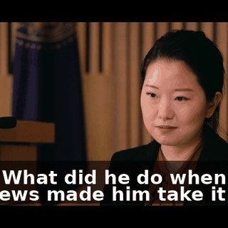 Bri: "What did he do when Mr. Andrews made him take it off?"