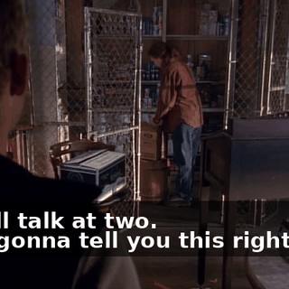 - We'll talk at two. - I'm gonna tell you this right now.
