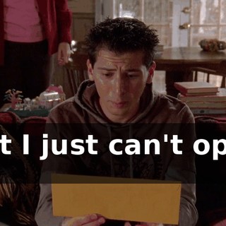 But I just can't open it!