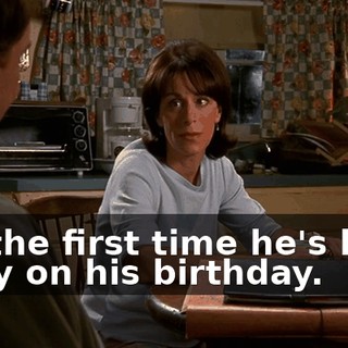 It's the first time he's been away on his birthday.