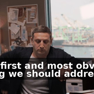 The first and most obvious thing we should address