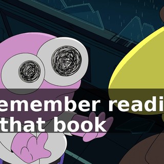 I remember reading in that book