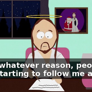 "For whatever reason, people are starting to follow me again.
