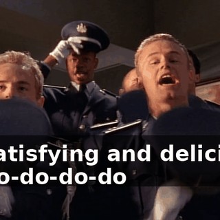 - ♪ Satisfying and delicious ♪ - ♪ Do-do-do-do ♪