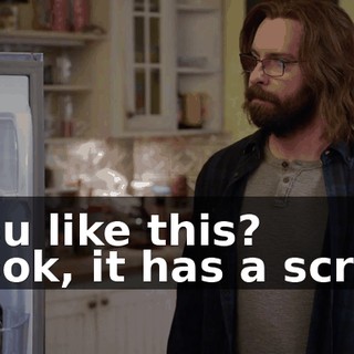 - You like this? - Look, it has a screen