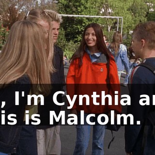 Hi, I'm Cynthia and this is Malcolm.