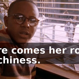 Here comes her royal bitchiness.