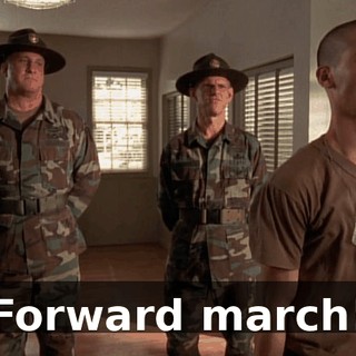 Forward march!