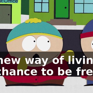 ♪ A new way of living, a chance to be free--♪♪