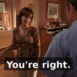 You're right.