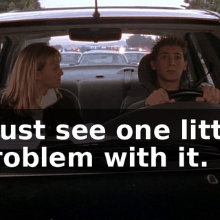 I just see one little problem with it.