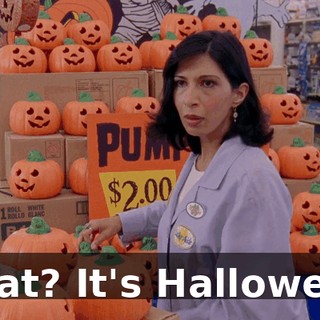 What? It's Halloween.