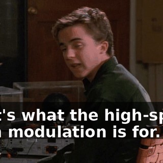 That's what the high-speed scan modulation is for.