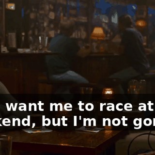 Well, they want me to race at Talladega next weekend, but I'm not gonna do it.