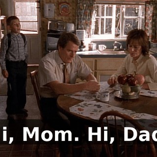 Hi, Mom. Hi, Dad.