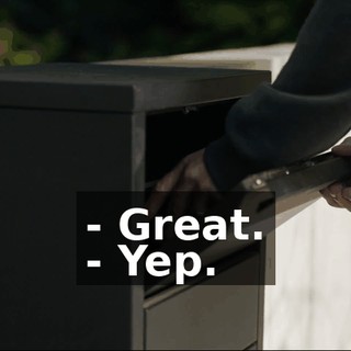 - Great. - Yep.