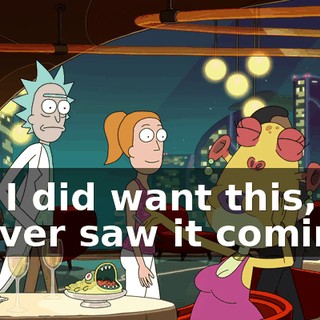 Oh, I did want this, but I never saw it coming.