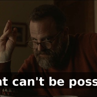 - That can't be possible.