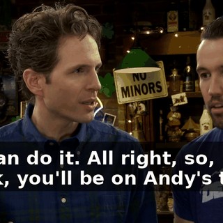 We can do it. All right, so, Frank, you'll be on Andy's team.