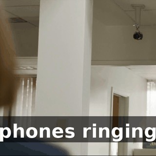 [phones ringing]