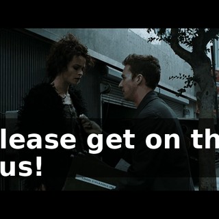 Please get on the bus!