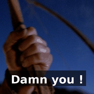 Damn you !