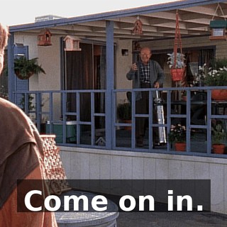 Come on in.