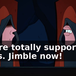 We're totally supporting Pres. Jimble now!