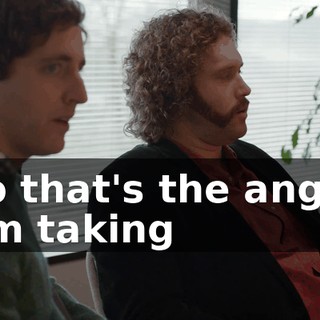 so that's the angle I'm taking