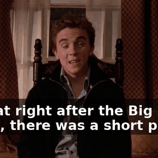 is that right after the Big Bang, there was a short period