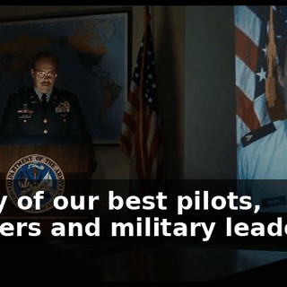 many of our best pilots, soldiers and military leaders...