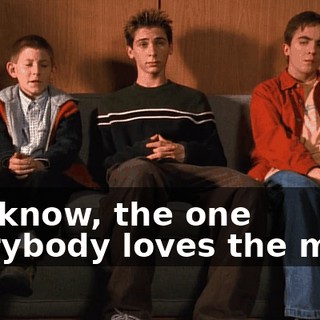 You know, the one everybody loves the most.
