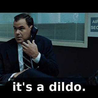 it's a dildo.