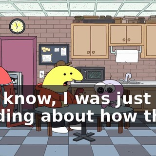 You know, I was just reading about how the...