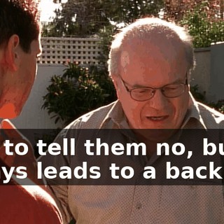 I try to tell them no, but it always leads to a back rub.