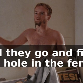 and they go and fix the hole in the fence.
