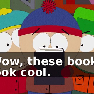 Wow, these books look cool.