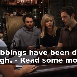 - Stabbings have been down, though. - Read some more.