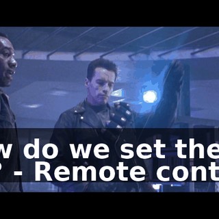 How do we set them off? - Remote control.