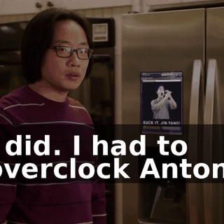 I did. I had to overclock Anton,